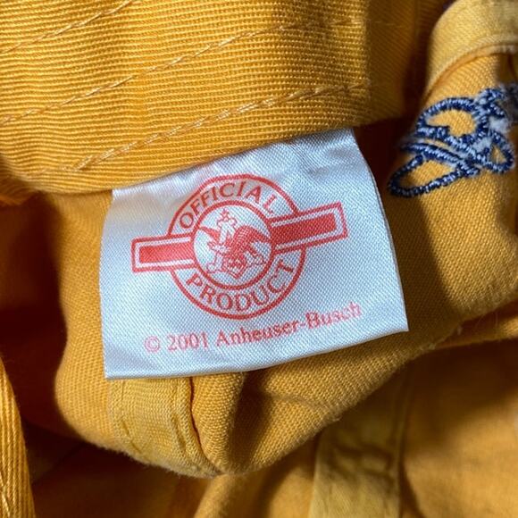 Vintage Budweiser Embroidered B Official Anheuser-Busch 100% Cotton Adjustable - Picture 12 of 13
